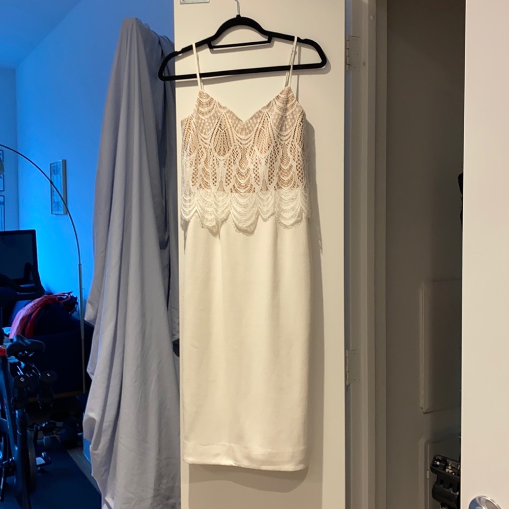 White Dress the Population Dress XS